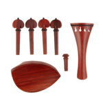 ست ویولن زیرچانه گوشی سیم گیر و پین مدل رزوود